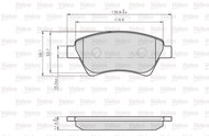 VALEO Brake Pads 872930 - Brake Pads