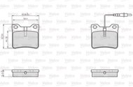 VALEO Brake Pads 872279 - Brake Pads