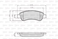 VALEO Brake Pads 872465 - Brake Pads