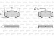 VALEO Brake Pads 873921 - Brake Pads