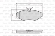 VALEO Brake Pads 872099 - Brake Pads