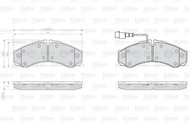 VALEO Brake Pads 872121 - Brake Pads