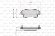 VALEO Brake Pads 872669 - Brake Pads