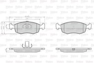 VALEO Brake Pads 872907 - Brake Pads