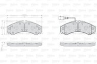 VALEO Brake Pads 872000 - Brake Pads