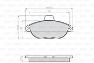 VALEO Brake Pads 872042 - Brake Pads