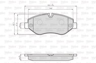 VALEO Brake Pads 872192 - Brake Pads