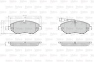 VALEO Brake Pads 872230 - Brake Pads