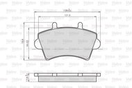 VALEO Brake Pads 872613 - Brake Pads