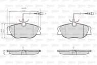 VALEO Brake Pads 872801 - Brake Pads