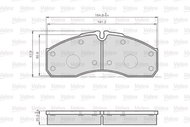 VALEO Brake Pads 872160 - Brake Pads
