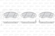 VALEO Brake Pads 872597 - Brake Pads