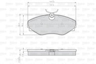 VALEO Brake Pads 873099 - Brake Pads