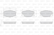 VALEO Brake Pads 872242 - Brake Pads