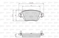 VALEO Brake Pads 872557 - Brake Pads