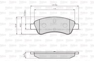 VALEO Brake Pads 872599 - Brake Pads