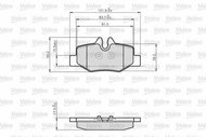 VALEO Brake Pads 872008 - Brake Pads
