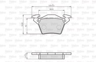 VALEO Brake Pads 872020 - Brake Pads