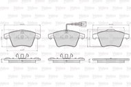 VALEO Brake Pads 872746 - Brake Pads