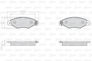 VALEO Brake Pads 872807 - Brake Pads