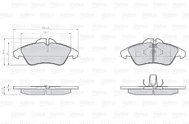 VALEO Brake Pads 872576 - Brake Pads