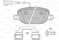 VALEO Brake Pads 601390 - Brake Pads