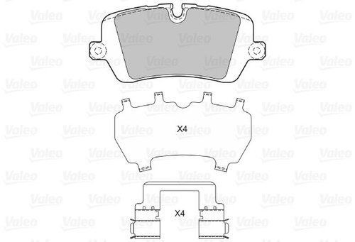 VALEO Brake Pads 601360 - Brake Pads - Main image