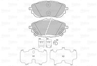 VALEO Brake Pads 601362 - Brake Pads