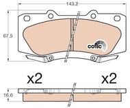 TRW Brake Pads GDB3534 - Brake Pads