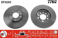 TRW Brake disc DF4293, set of 2 - Brake Disc