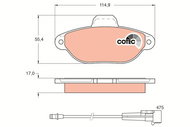 TRW Brake Pads GDB1115 - Brake Pads