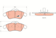 TRW Brake Pads GDB1220 - Brake Pads