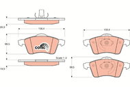 TRW Brake Pads GDB1282 - Brake Pads