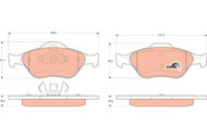 TRW Brake Pads GDB1419 - Brake Pads