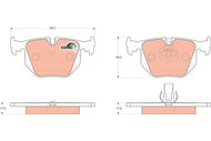 TRW Brake Pads GDB1530 - Brake Pads