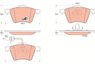 TRW Brake Pads GDB1538 - Brake Pads