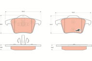 TRW Brake Pads GDB1566 - Brake Pads