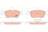 TRW Brake Pads GDB1625 - Brake Pads