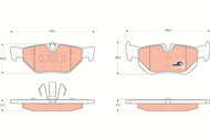 TRW Brake Pads GDB1626 - Brake Pads