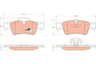 TRW Brake Pads GDB1643 - Brake Pads