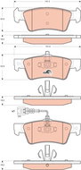 TRW Brake Pads GDB1671 - Brake Pads