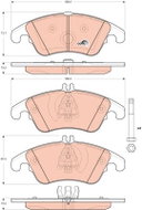 TRW Brake Pads GDB1737 - Brake Pads