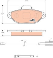 TRW Brake Pads GDB1745 - Brake Pads