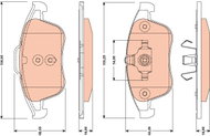 TRW Brake Pads GDB1788 - Brake Pads
