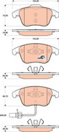 TRW Brake Pads GDB1814 - Brake Pads
