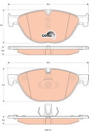 TRW Brake Pads GDB1838 - Brake Pads