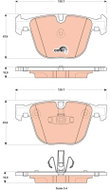 TRW Brake Pads GDB1857 - Brake Pads