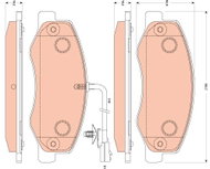 TRW Brake Pads GDB1885 - Brake Pads