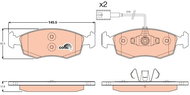 TRW Brake Pads GDB1900 - Brake Pads