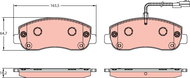 TRW Brake Pads GDB1910 - Brake Pads